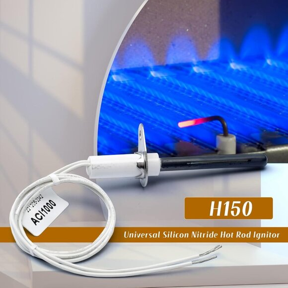 H150 Universal Furnace Igniter 120V | Silicon Nitride Hot Rod Heater Replacement - Picture 2 of 7